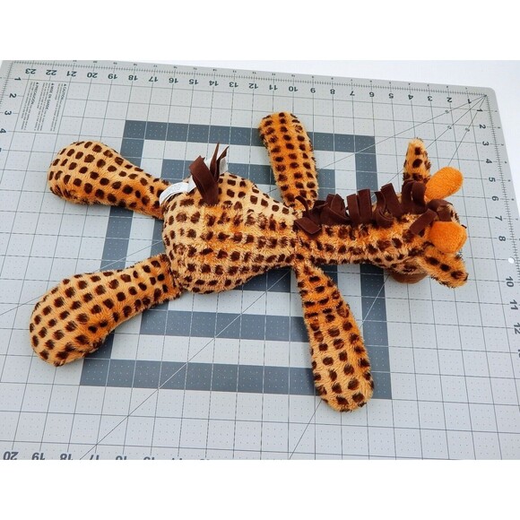 Lambs & Ivy Safari Express Giraffe Plush Stuffed Animal Spotted Fringe Plushie - Picture 5 of 7